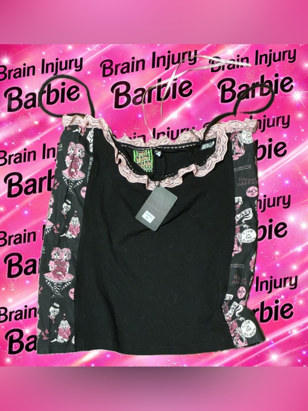 Too fast freakshow tank top NWT